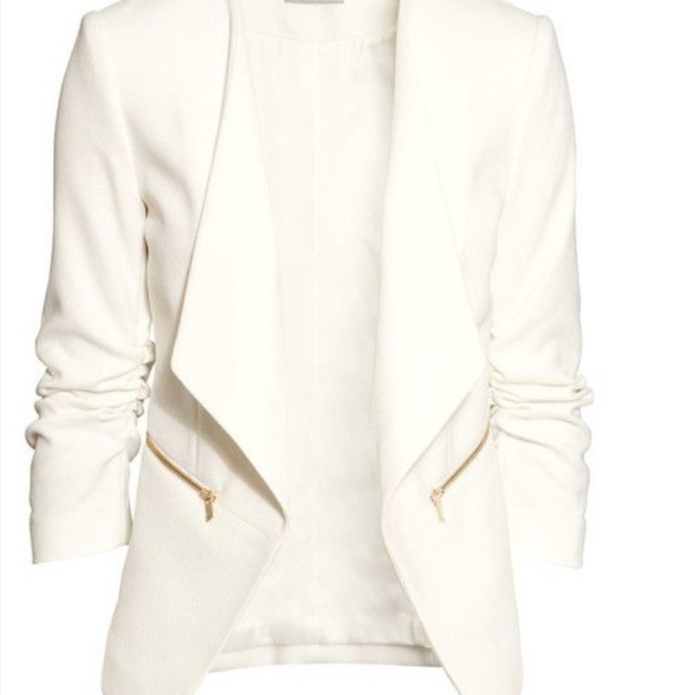 H&M WHITE BLAZER